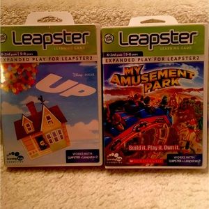 Leapster My Amusement Park and UP Game